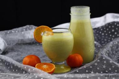 Pomarańczowe mleko konopne 